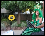 I guess some people in the parade were just green with envy!